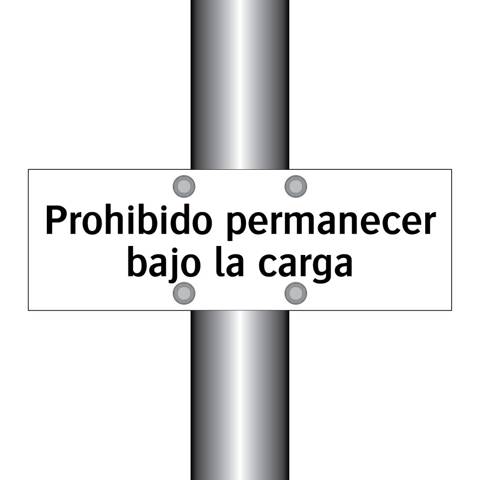 Prohibido permanecer bajo la carga