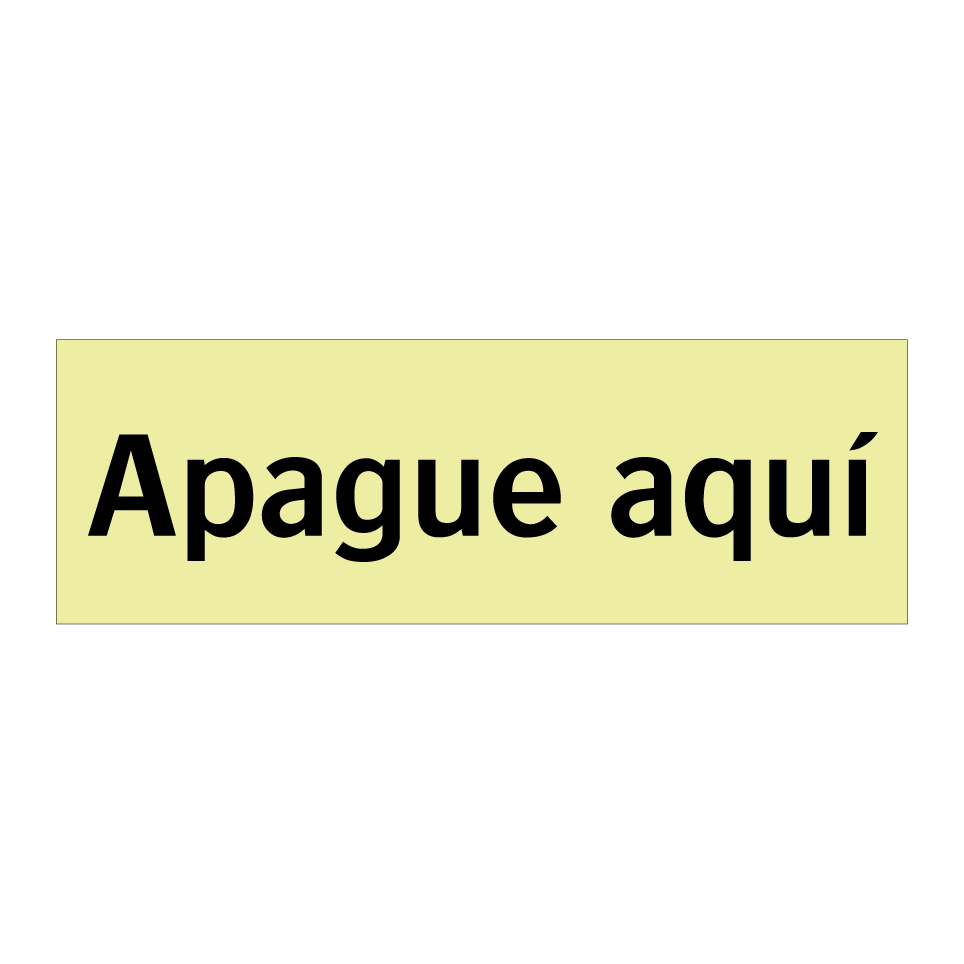 Apague aquí