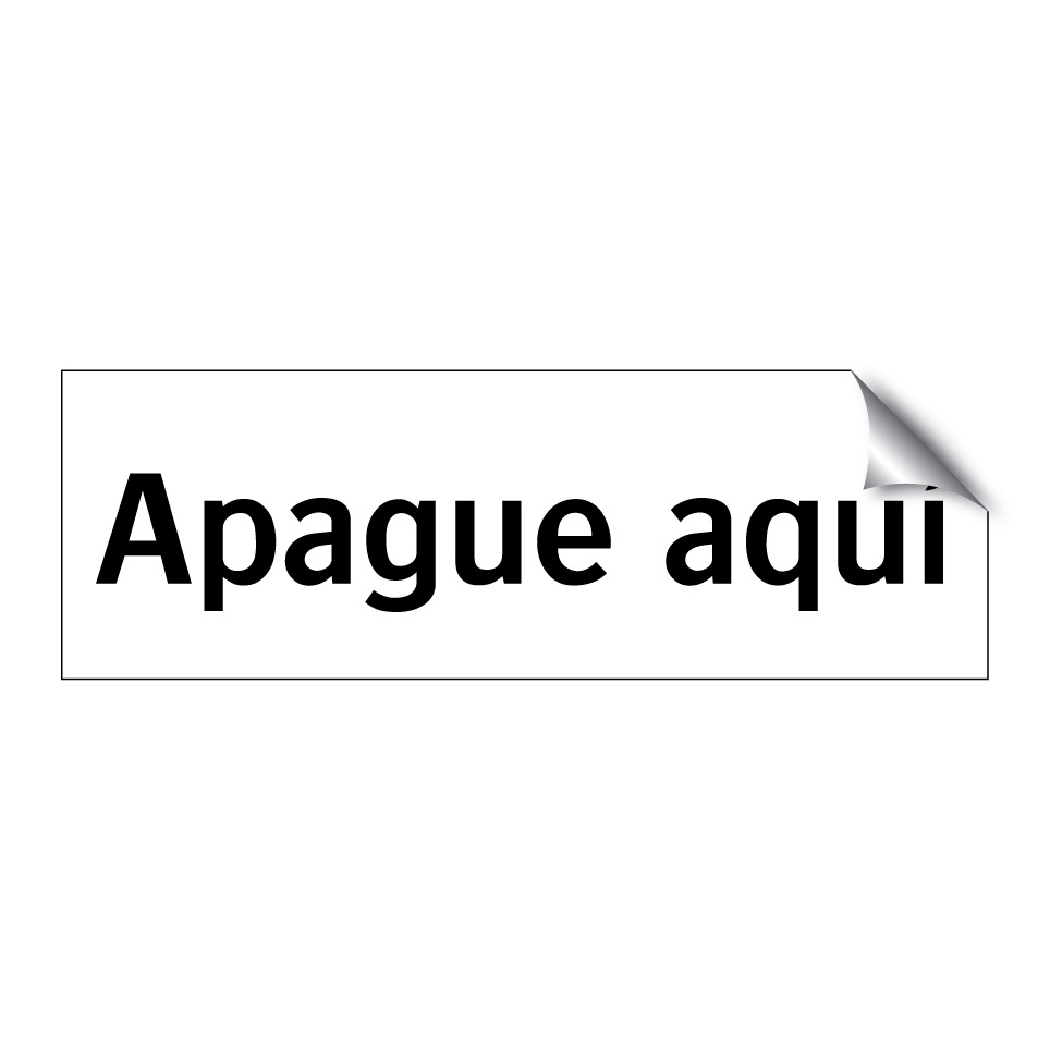 Apague aquí