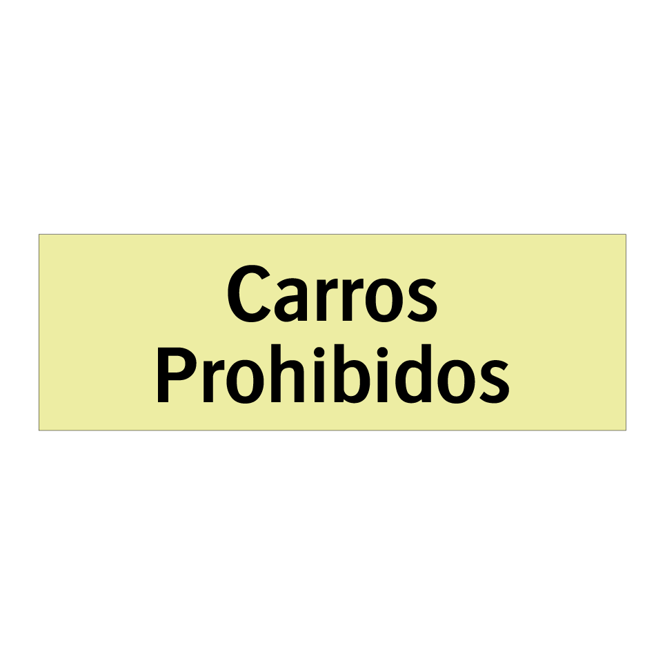 Carros Prohibidos