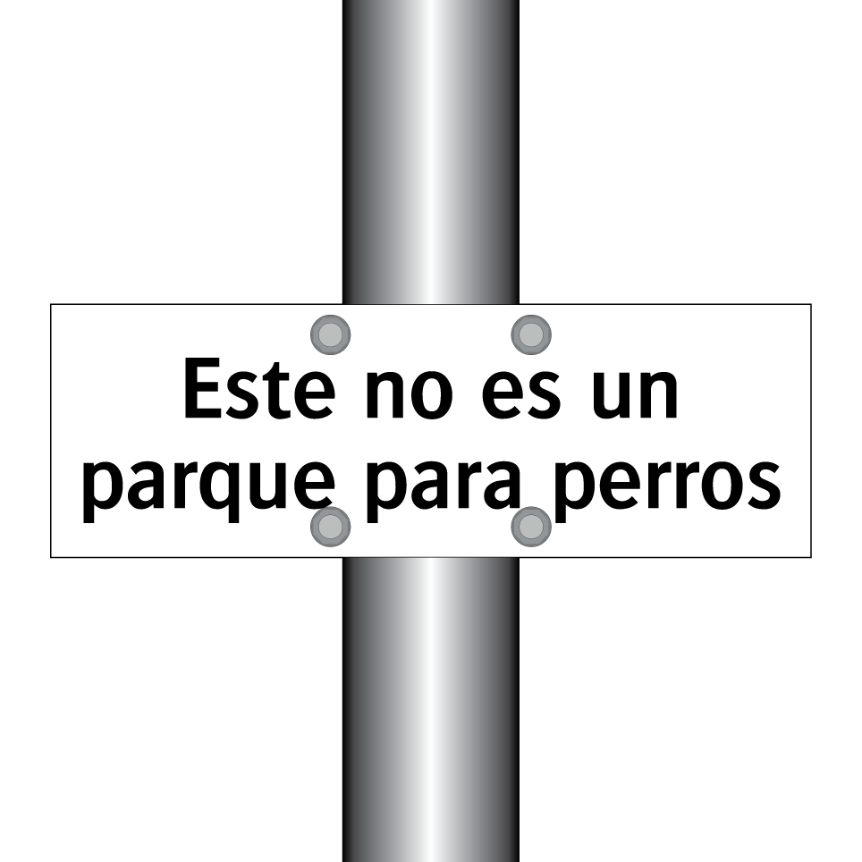 Este no es un parque para perros
