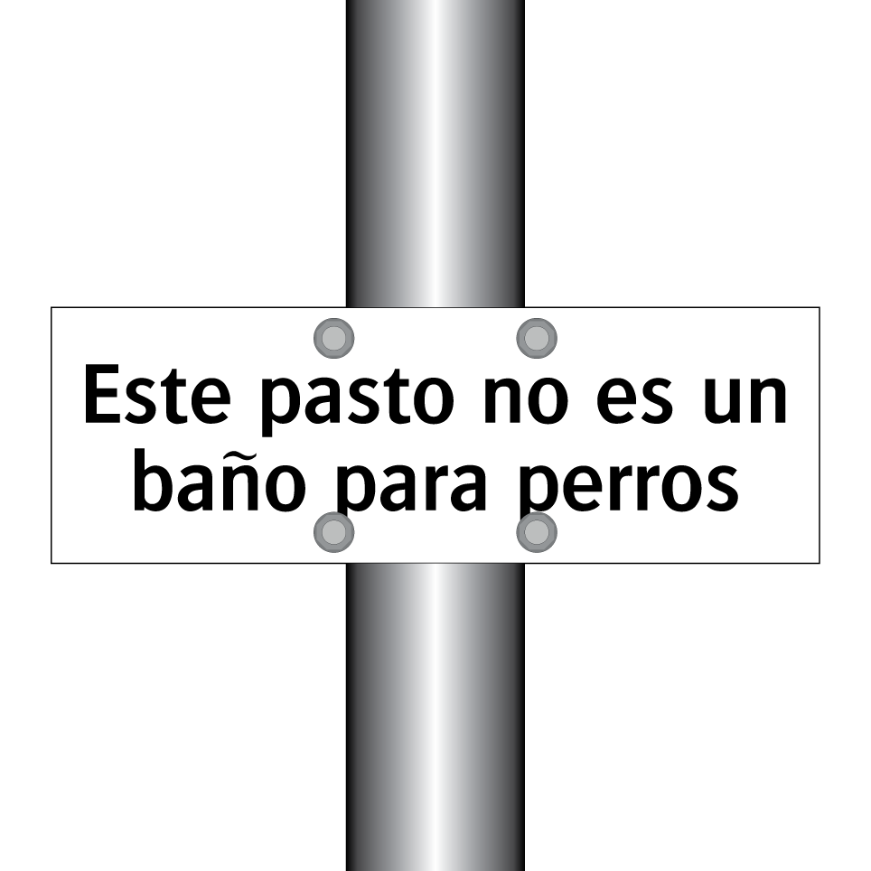 Este pasto no es un baño para perros