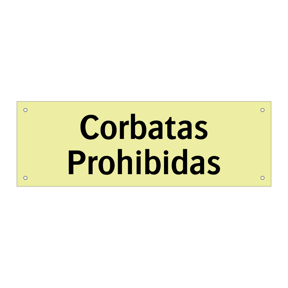 Corbatas Prohibidas