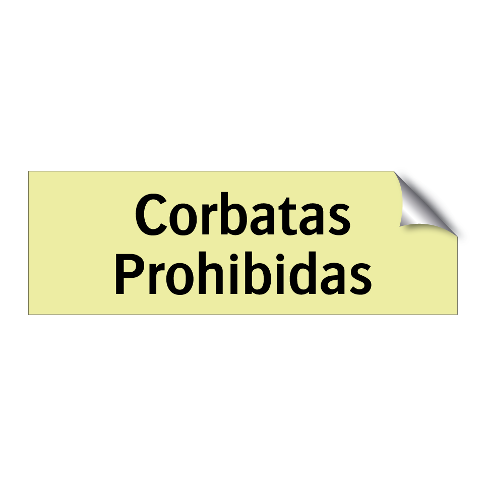 Corbatas Prohibidas