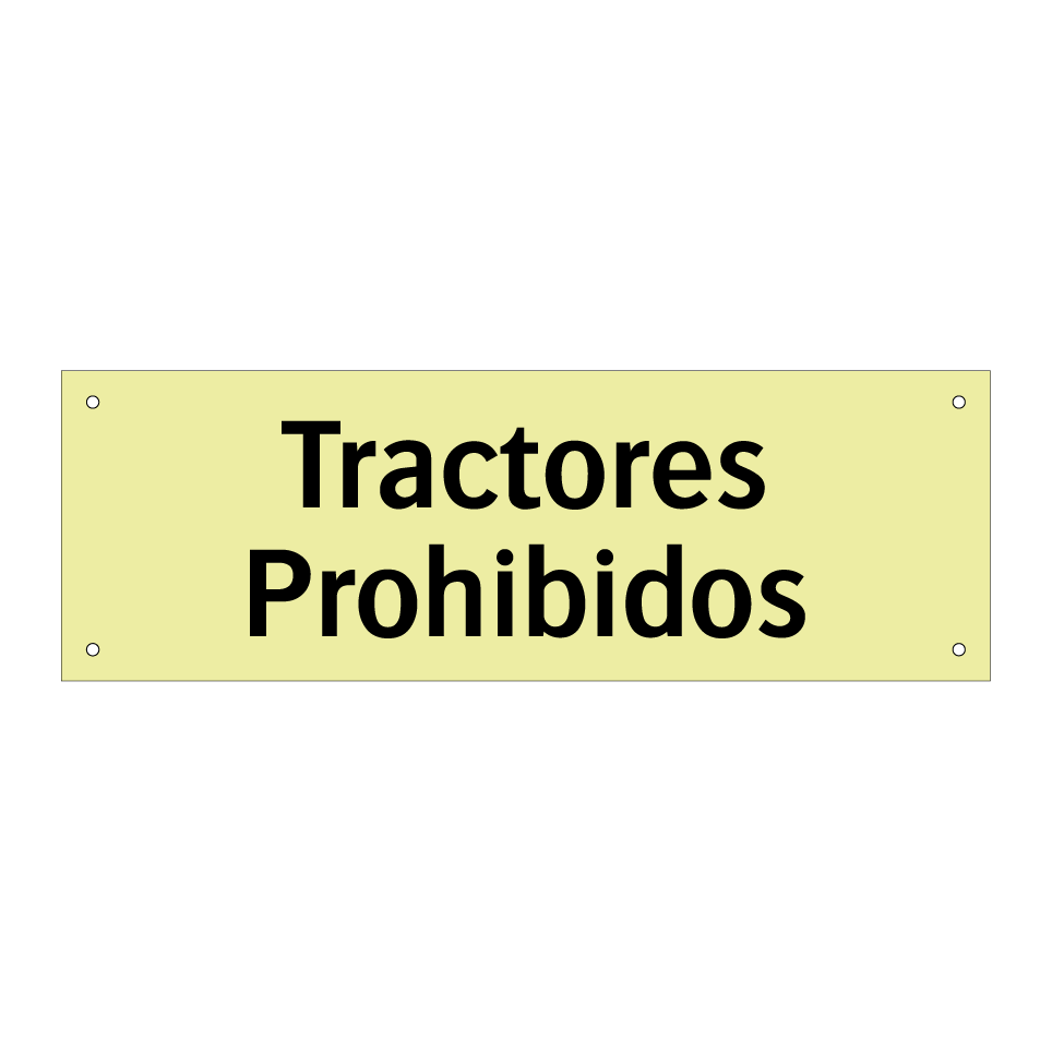 Tractores Prohibidos