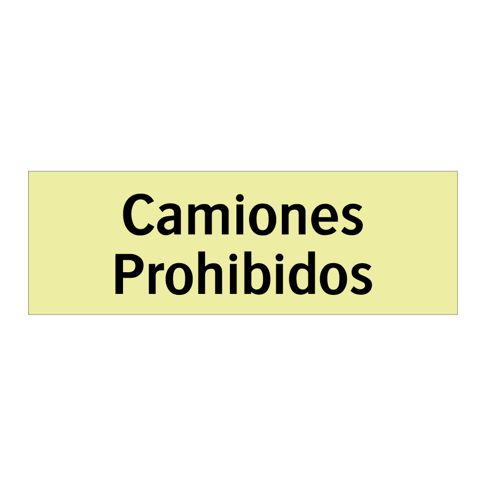 Camiones Prohibidos
