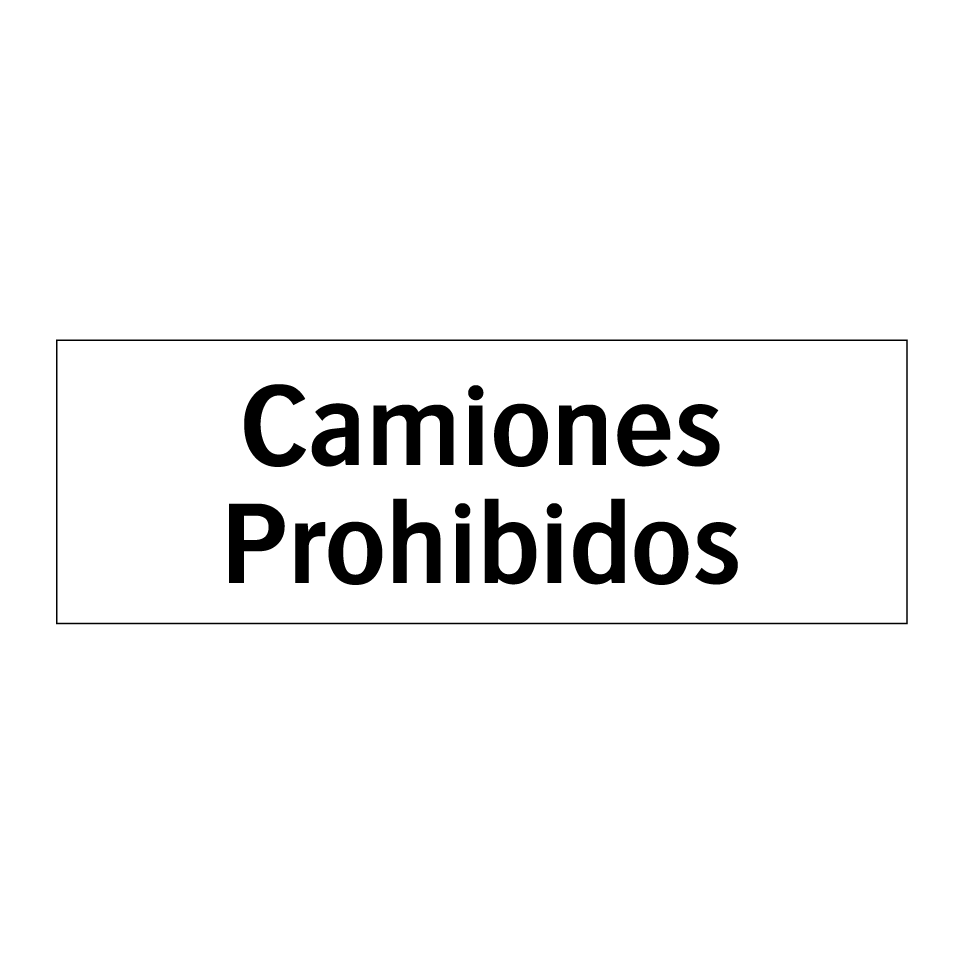Camiones Prohibidos