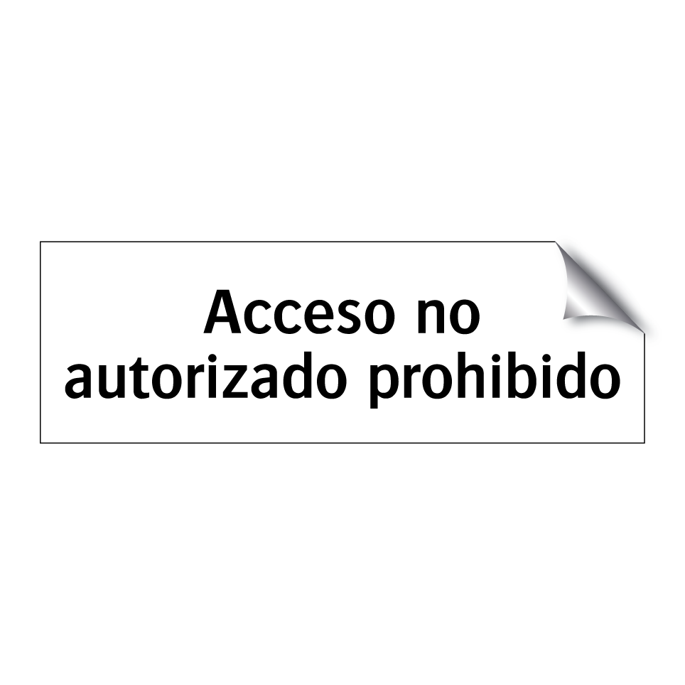 Acceso no autorizado prohibido