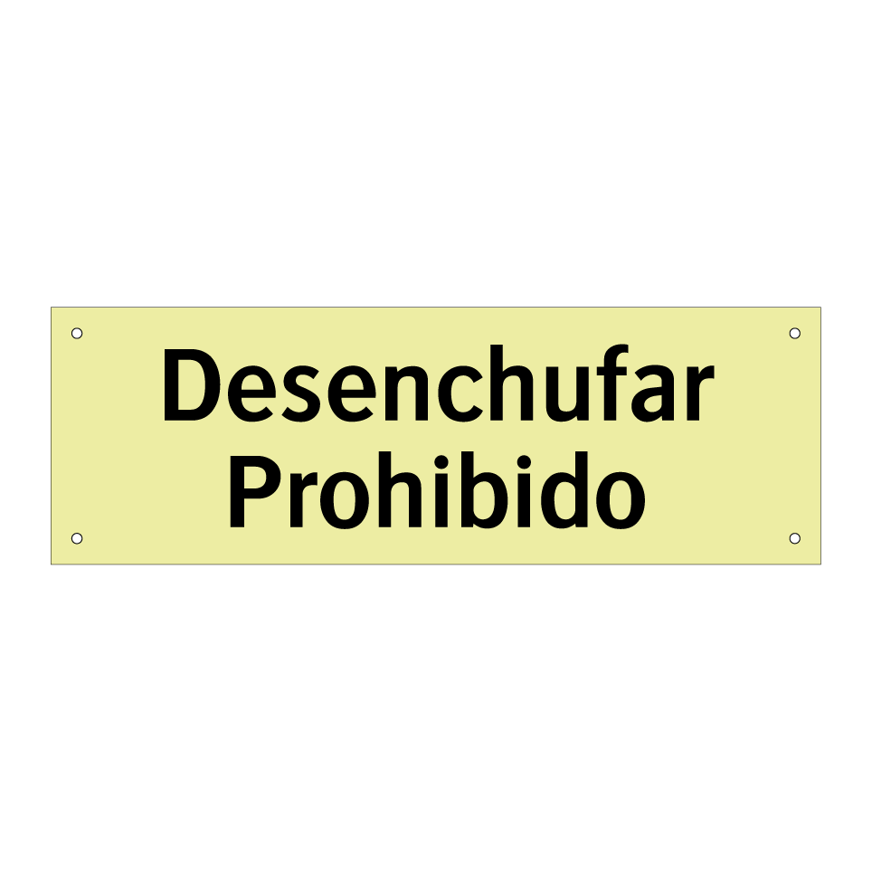 Desenchufar Prohibido