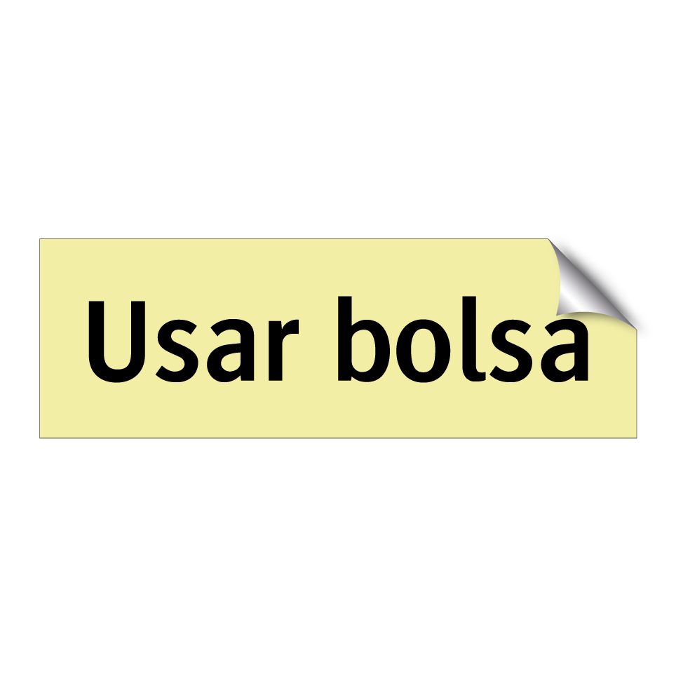 Usar bolsa