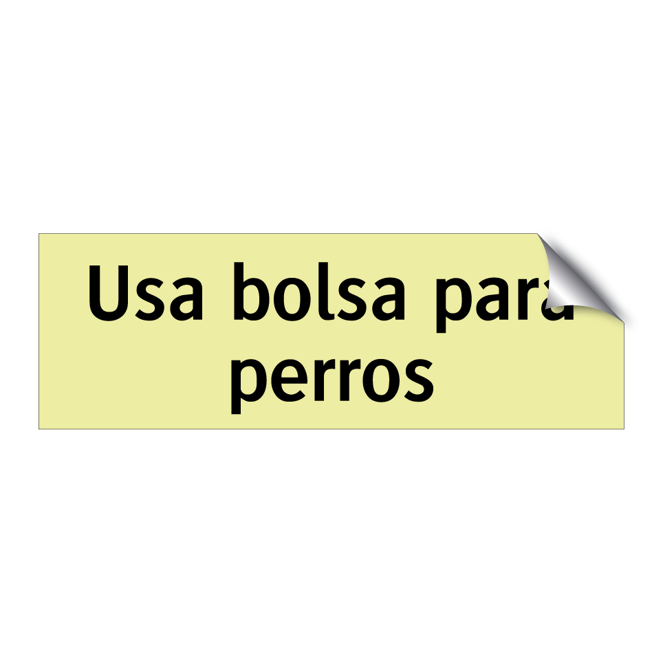 Usa bolsa para perros