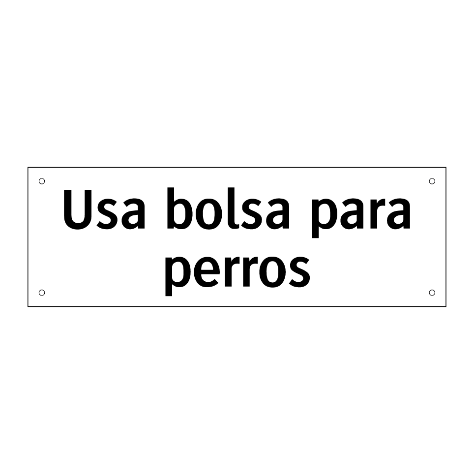 Usa bolsa para perros