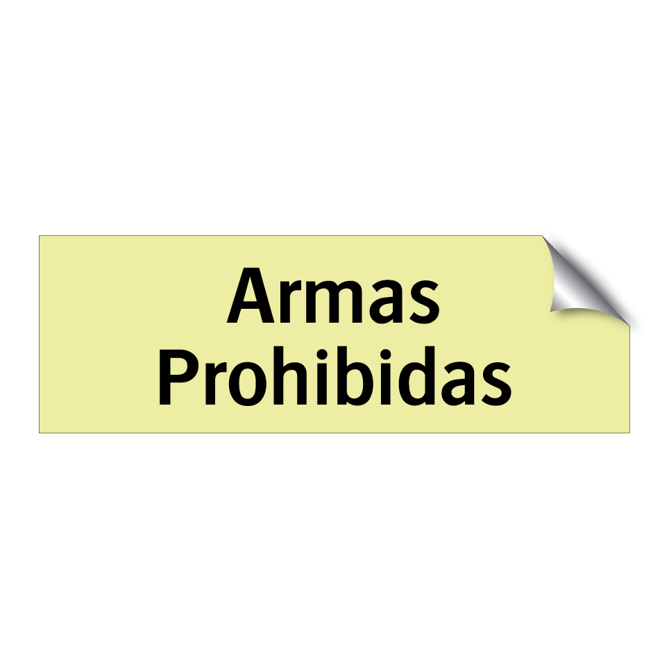 Armas Prohibidas