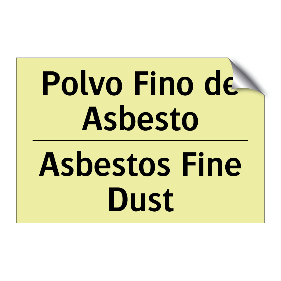 Polvo Fino de Asbesto - Asbestos Fine Dust