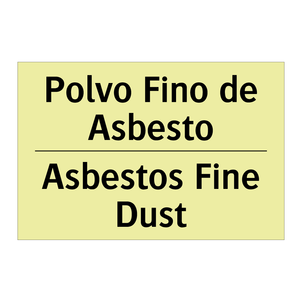 Polvo Fino de Asbesto - Asbestos Fine Dust