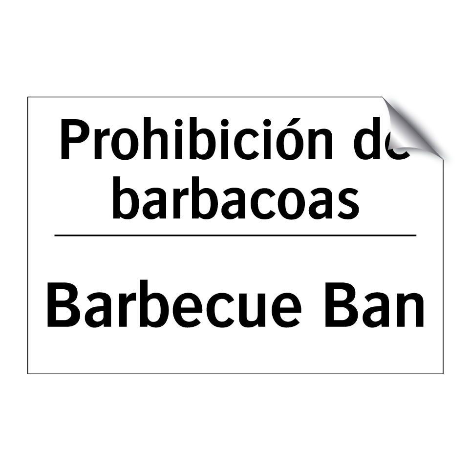 Prohibición de barbacoas - Barbecue Ban