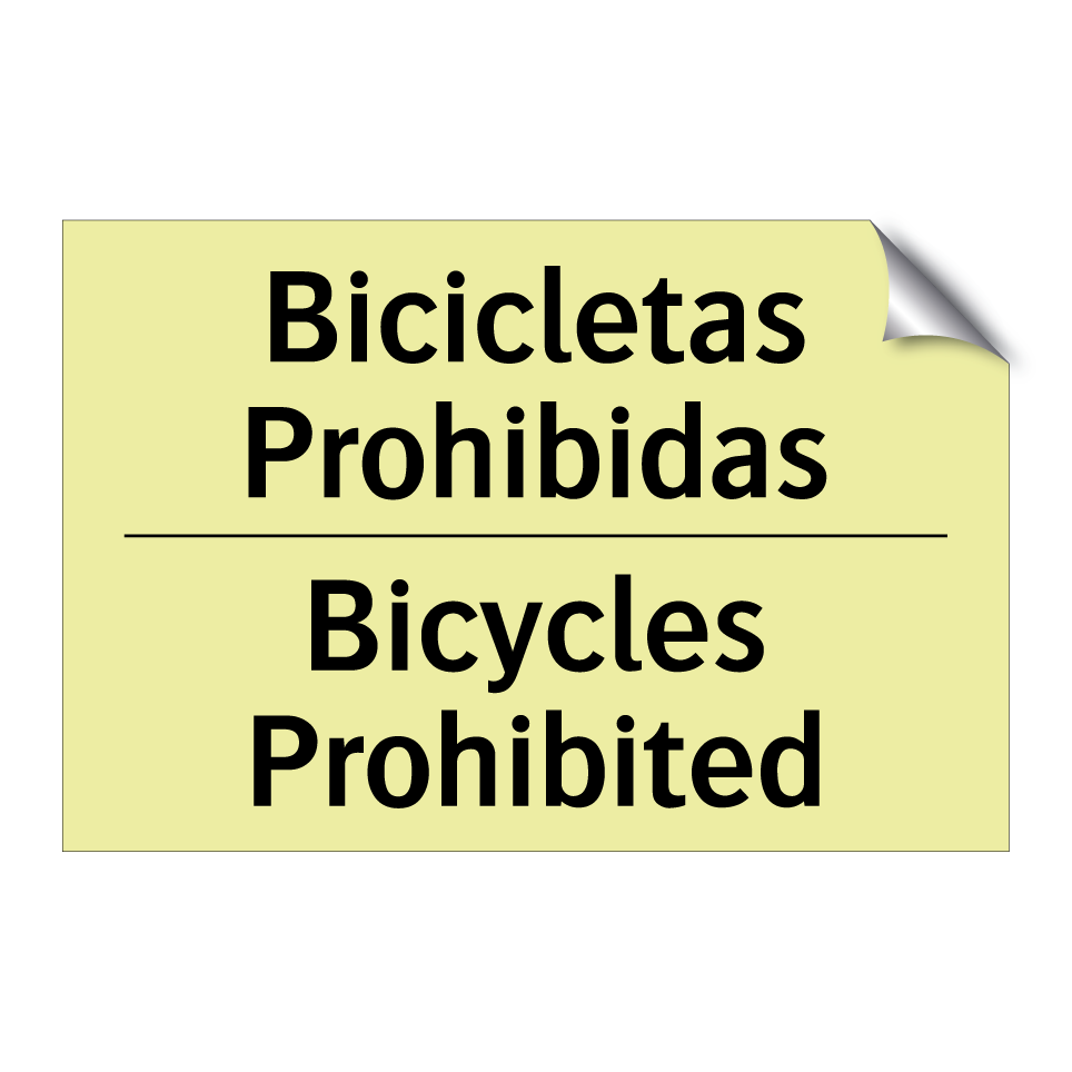 Bicicletas Prohibidas - Bicycles Prohibited
