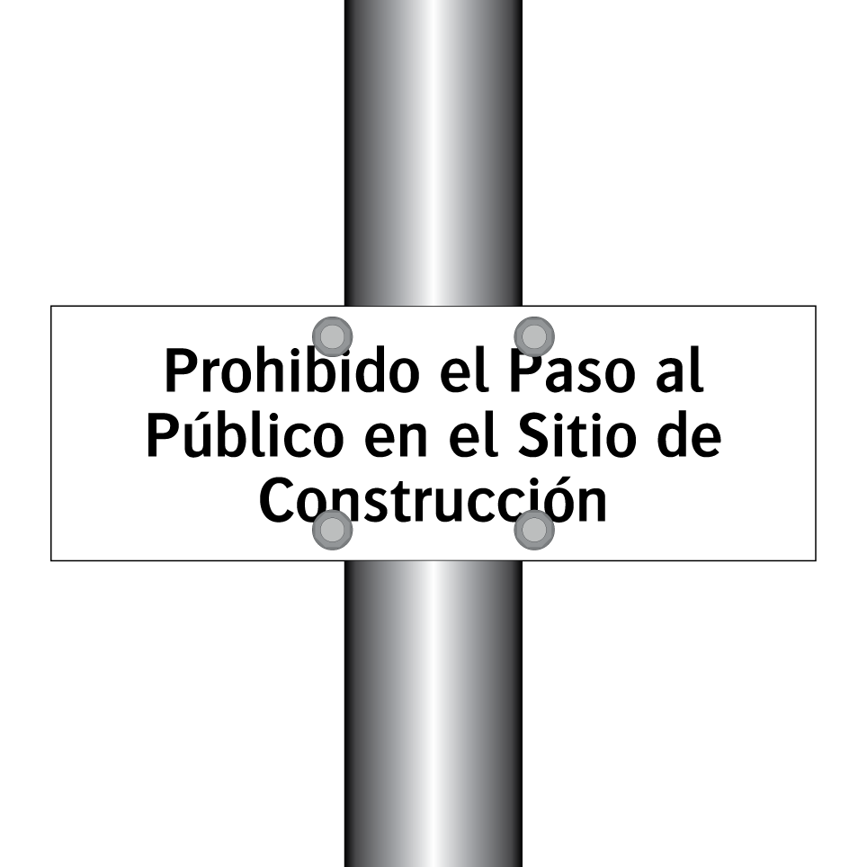 Prohibido el Paso al Público en el Sitio de Construcción