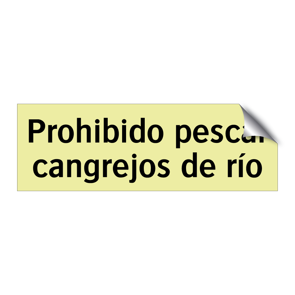 Prohibido pescar cangrejos de río