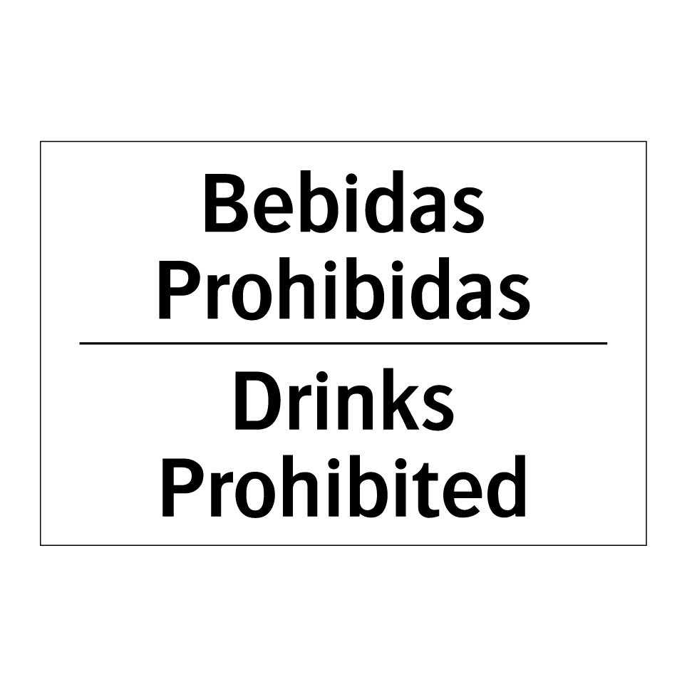 Bebidas Prohibidas - Drinks Prohibited