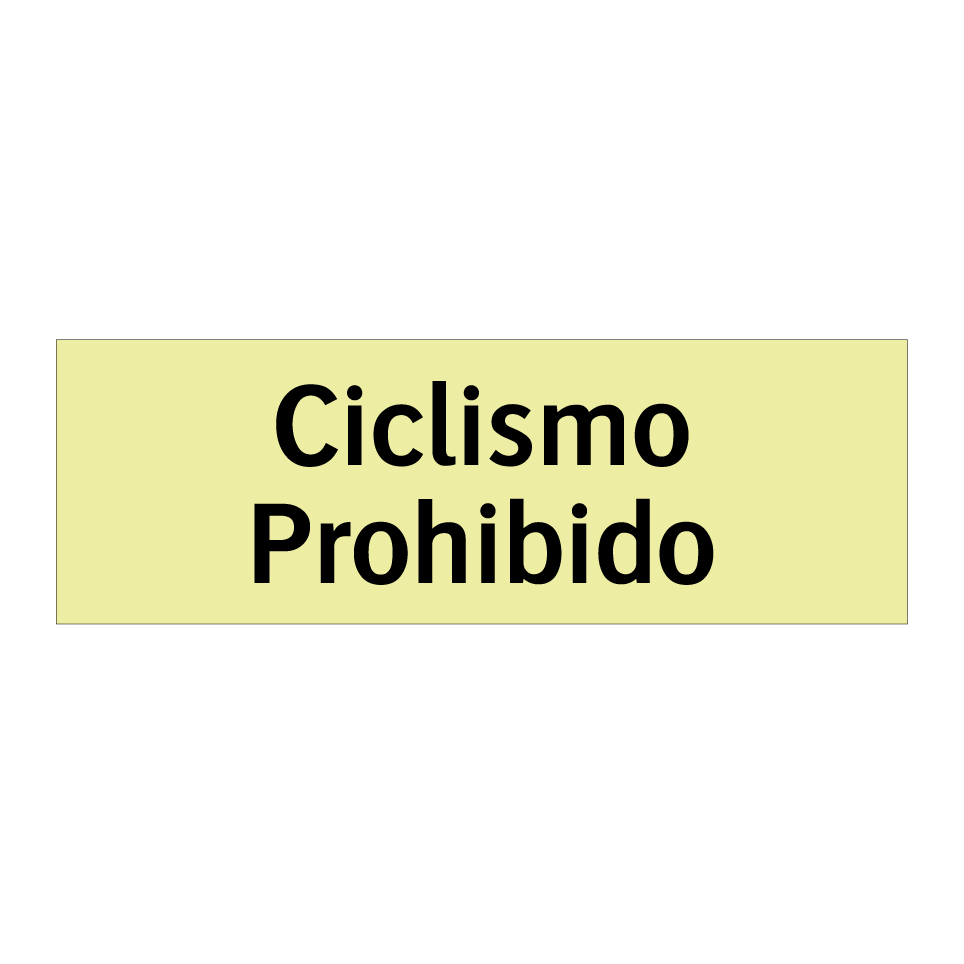 Ciclismo Prohibido