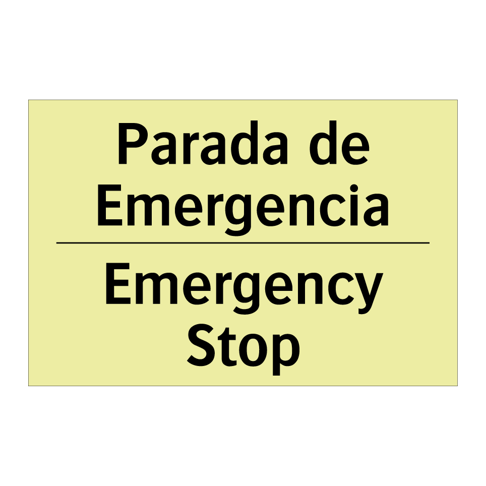 Parada de Emergencia - Emergency Stop