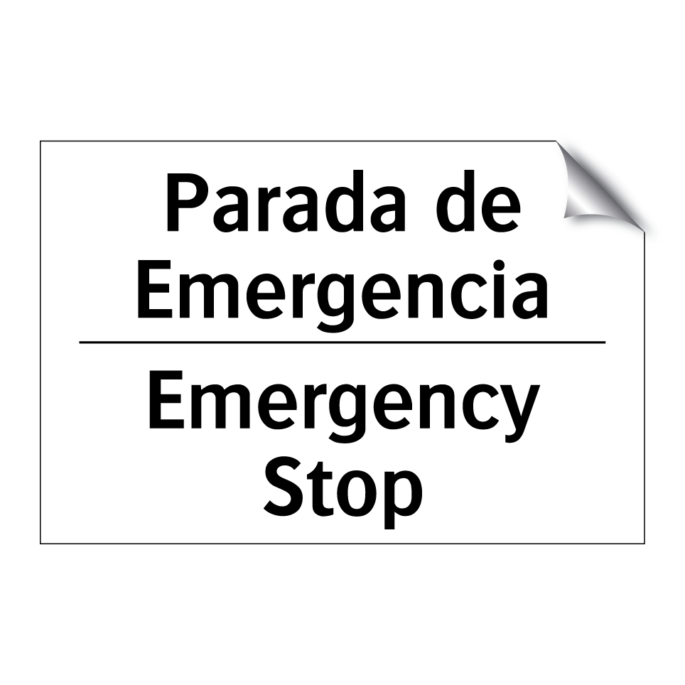 Parada de Emergencia - Emergency Stop