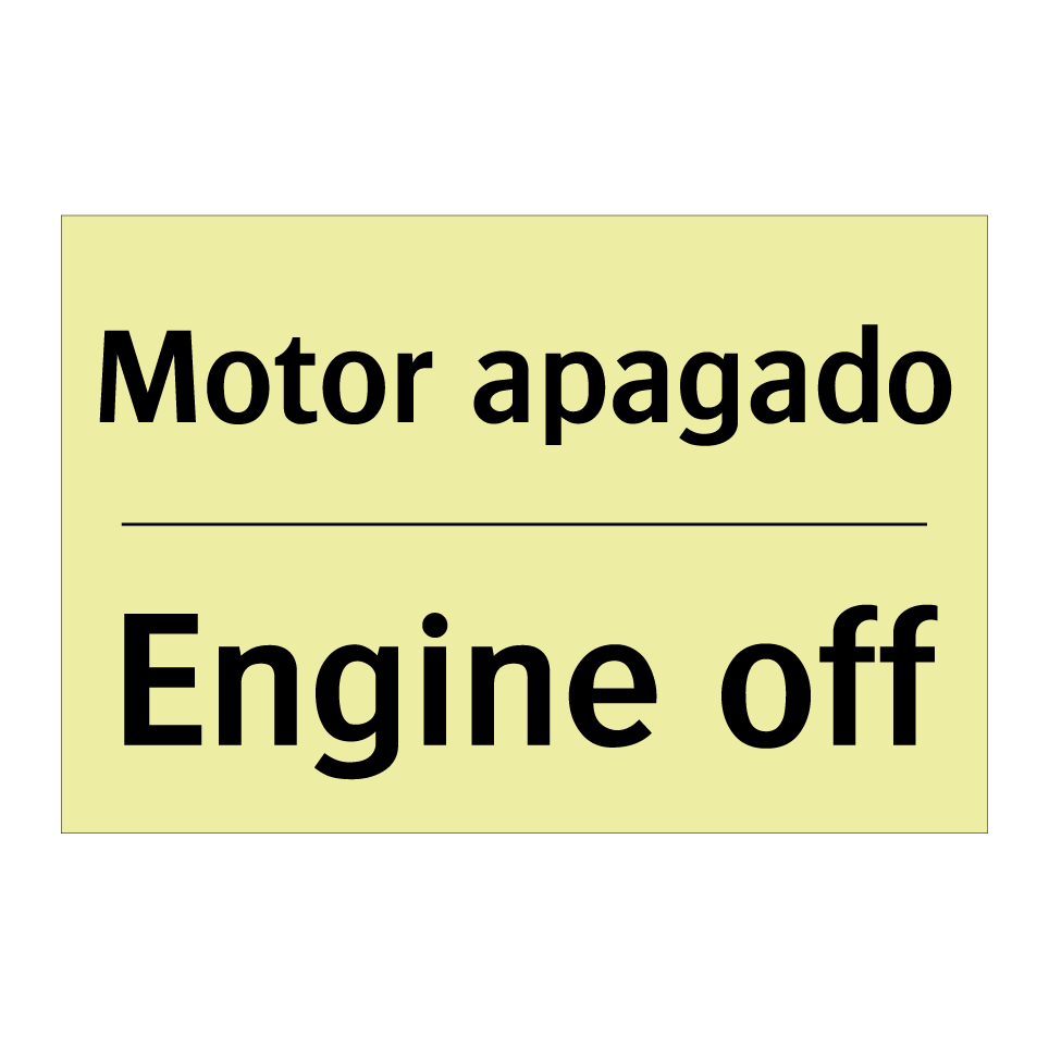 Motor apagado - Engine off