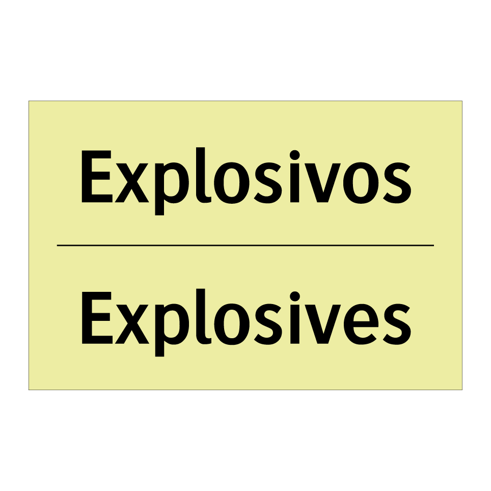 Explosivos - Explosives