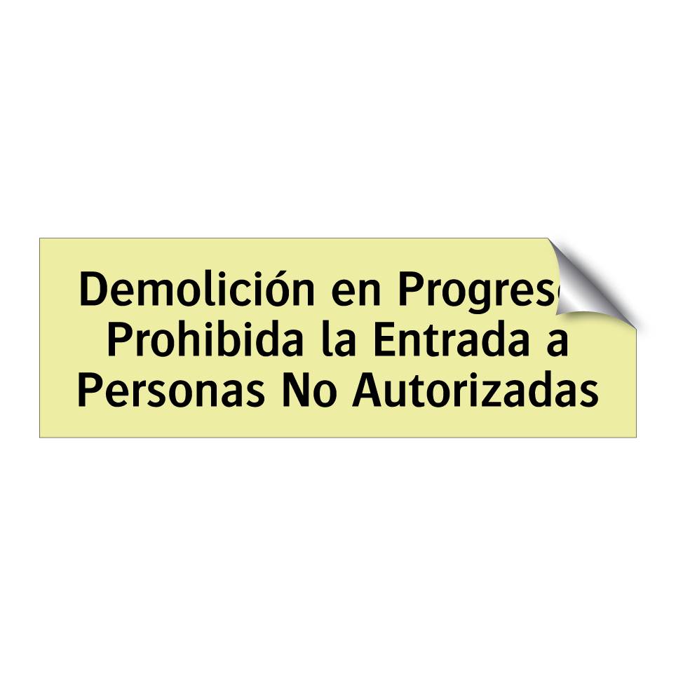 Demolición en Progreso: Prohibida la Entrada a Personas No Autorizadas