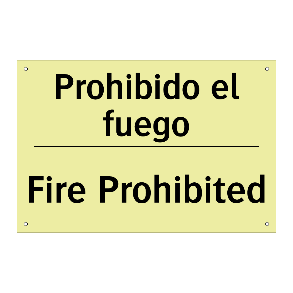 Prohibido el fuego - Fire Prohibited