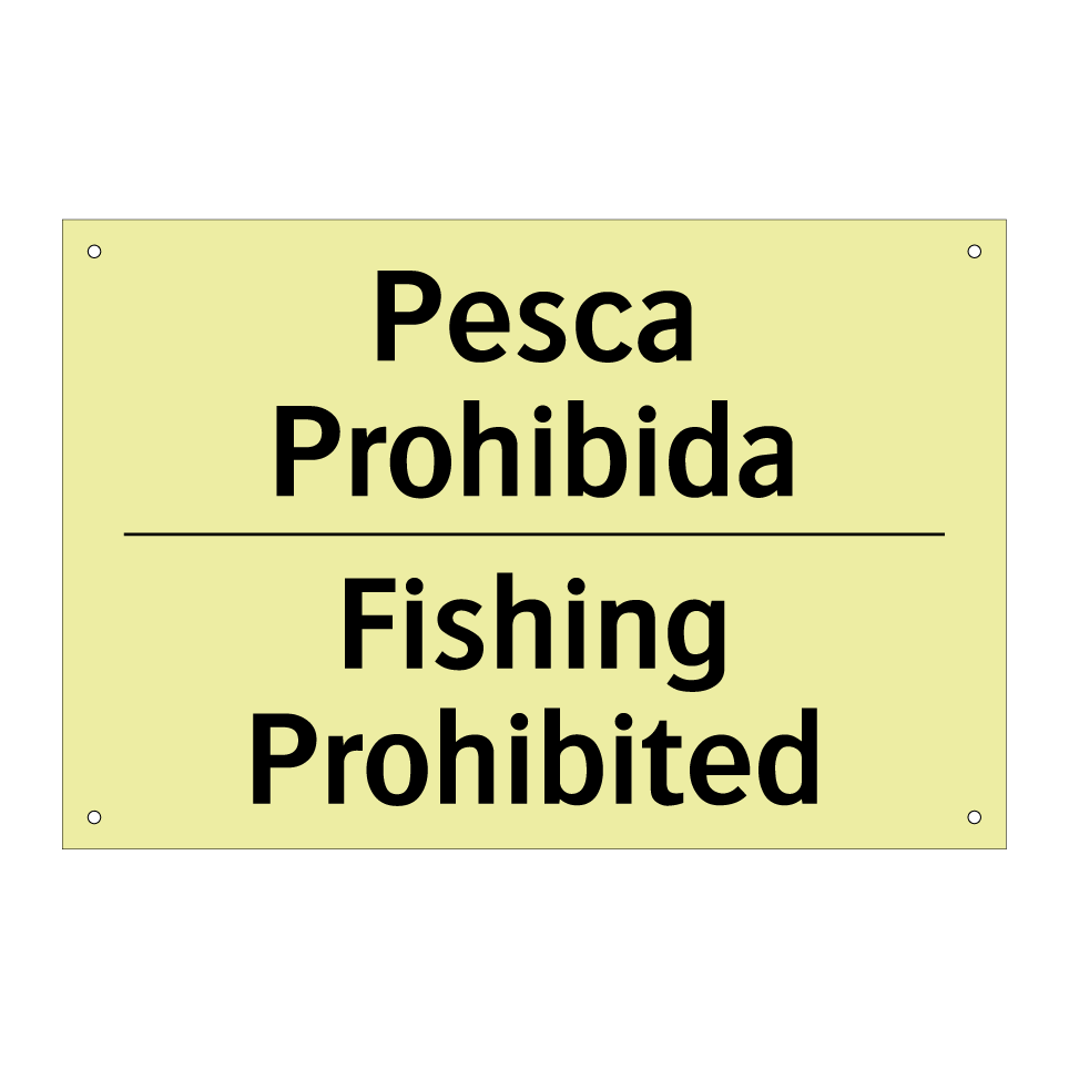 Pesca Prohibida - Fishing Prohibited