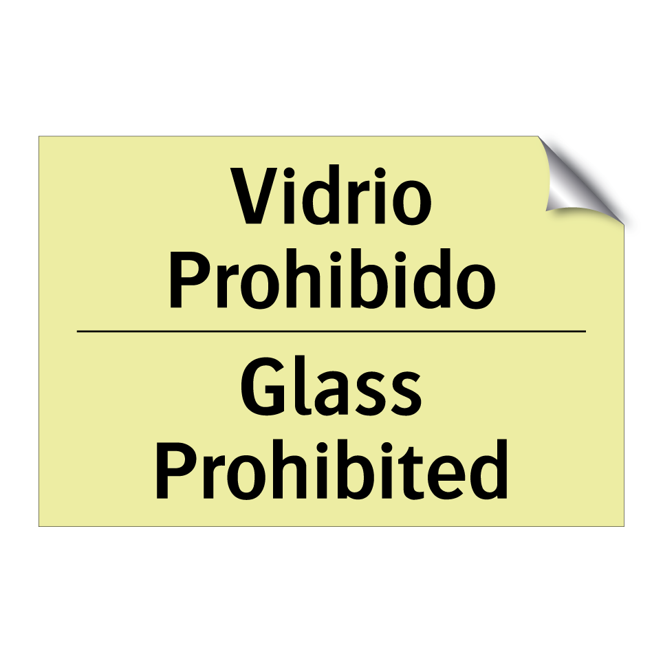 Vidrio Prohibido - Glass Prohibited