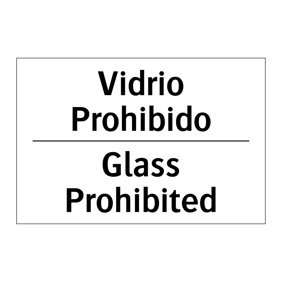 Vidrio Prohibido - Glass Prohibited
