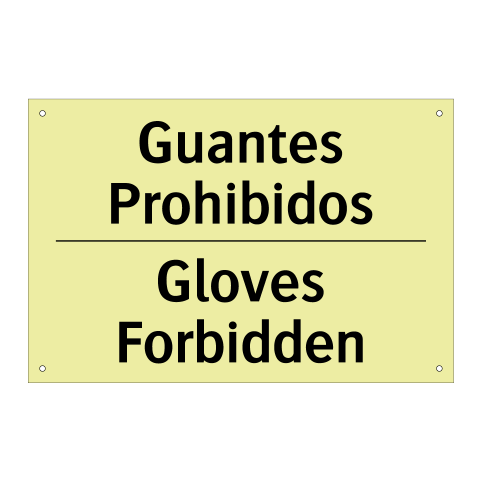 Guantes Prohibidos - Gloves Forbidden