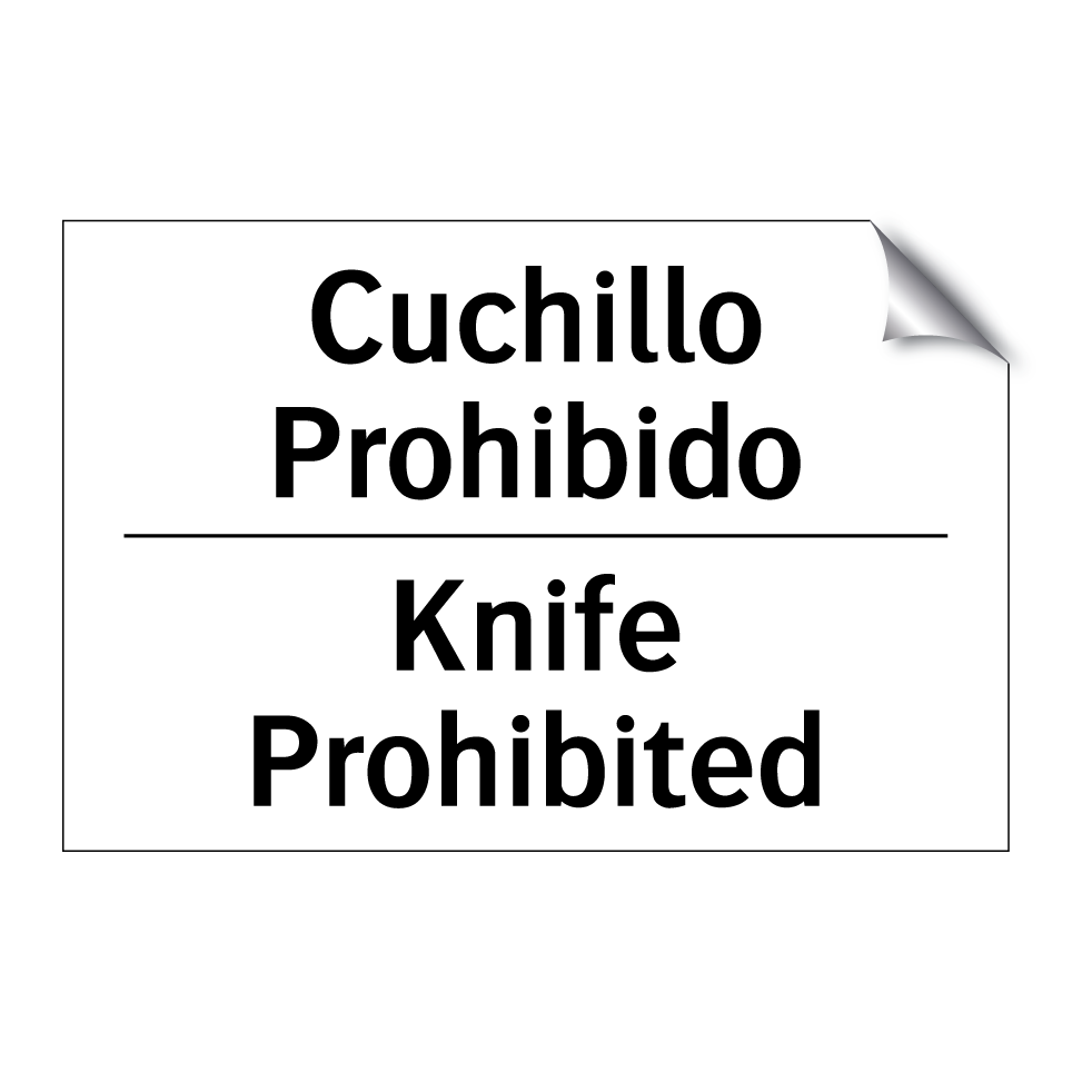 Cuchillo Prohibido - Knife Prohibited