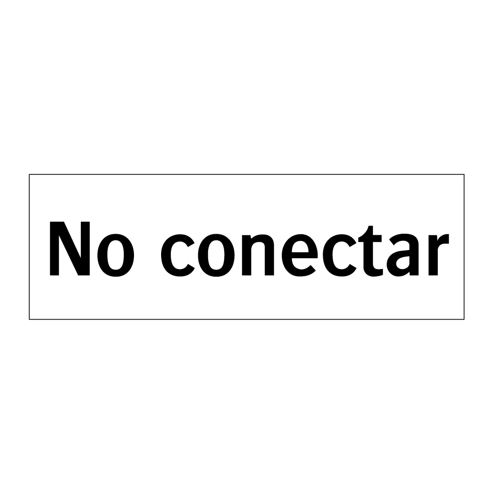 No conectar
