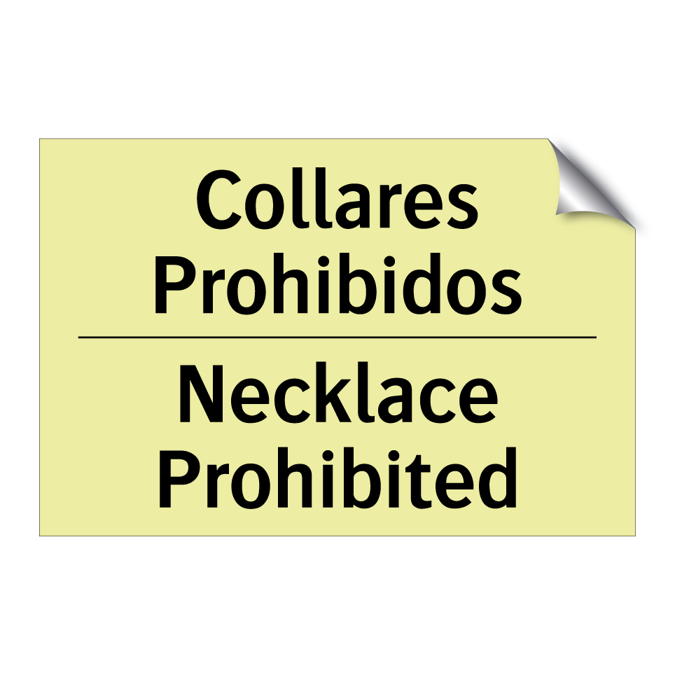 Collares Prohibidos - Necklace Prohibited