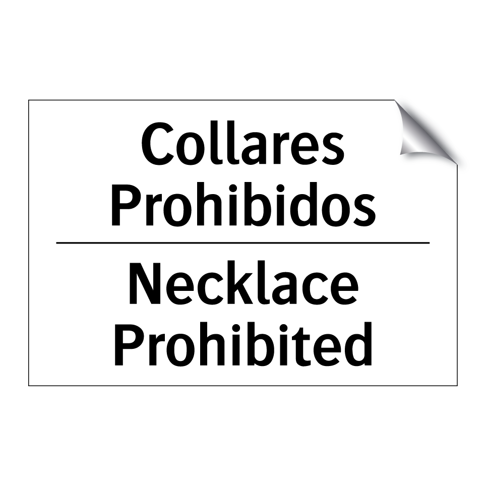 Collares Prohibidos - Necklace Prohibited