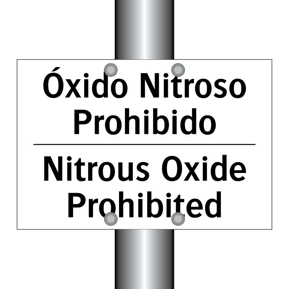 Óxido Nitroso Prohibido - Nitrous Oxide Prohibited