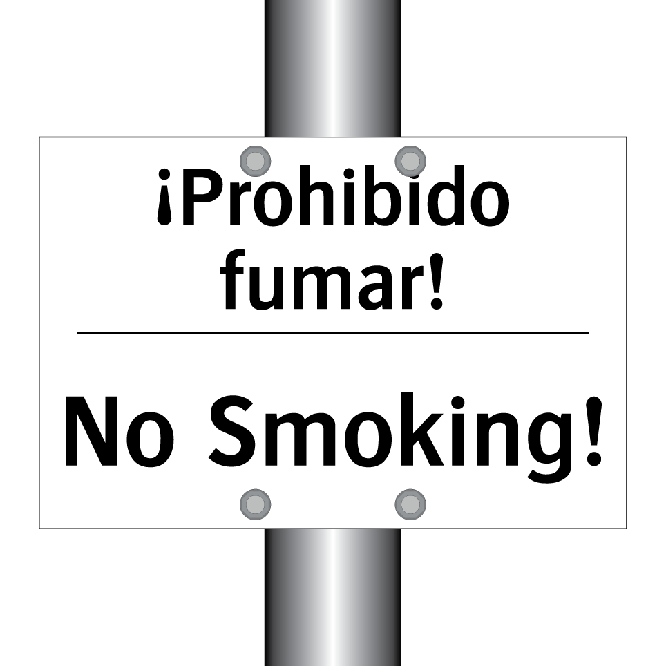 ¡Prohibido fumar! - No Smoking!