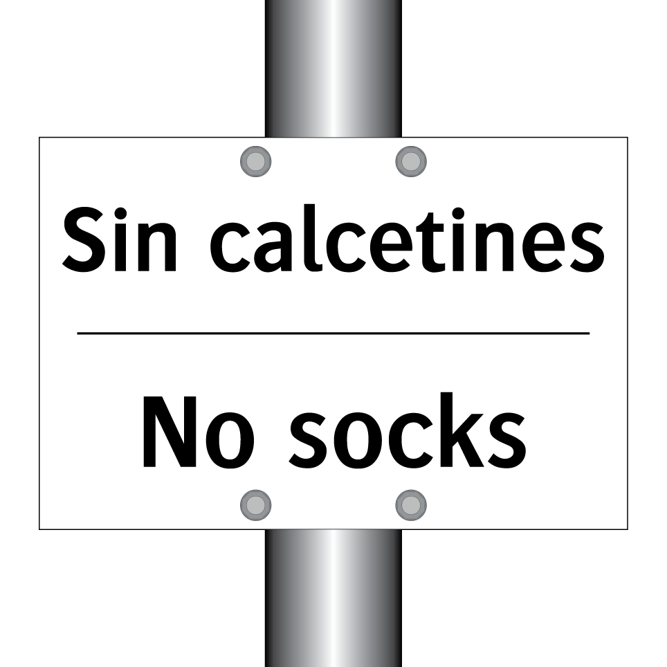 Sin calcetines - No socks