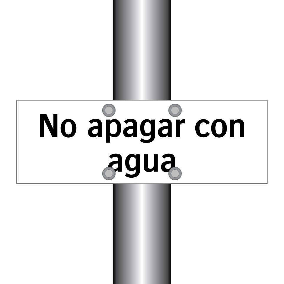 No apagar con agua