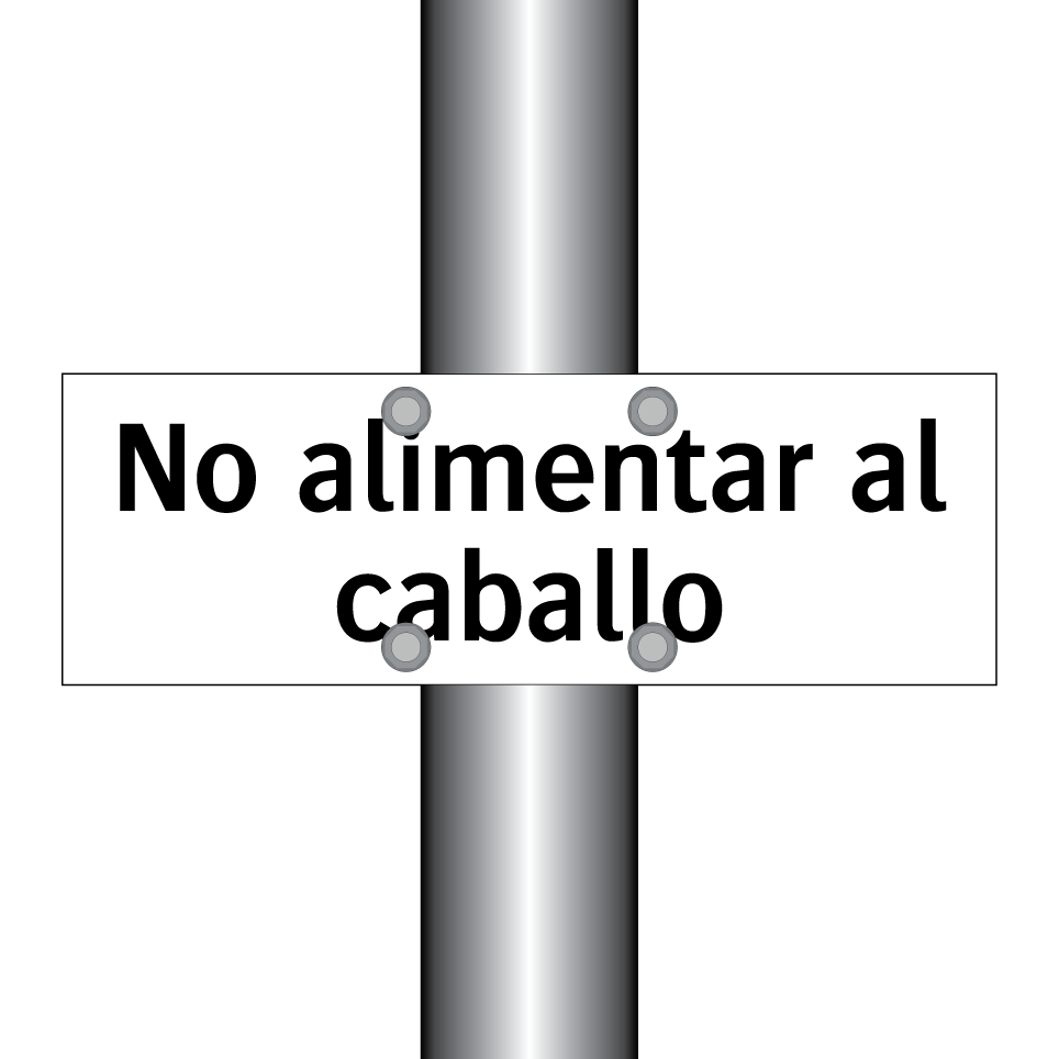 No alimentar al caballo
