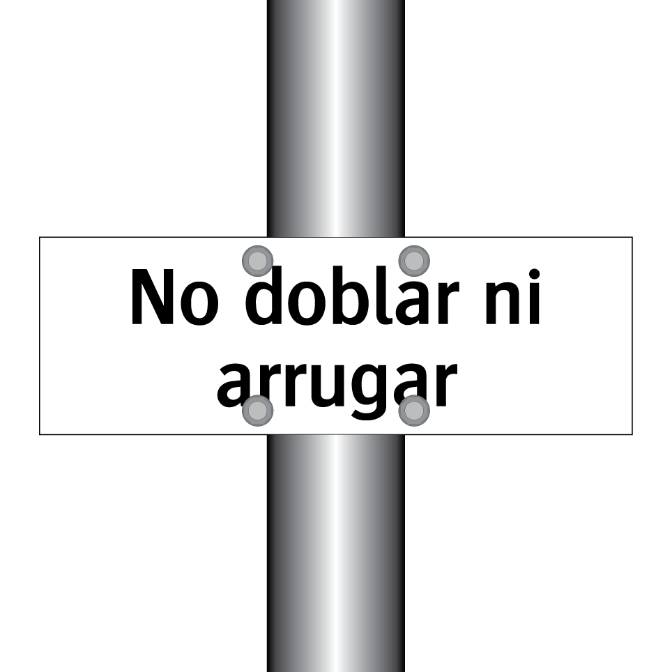 No doblar ni arrugar