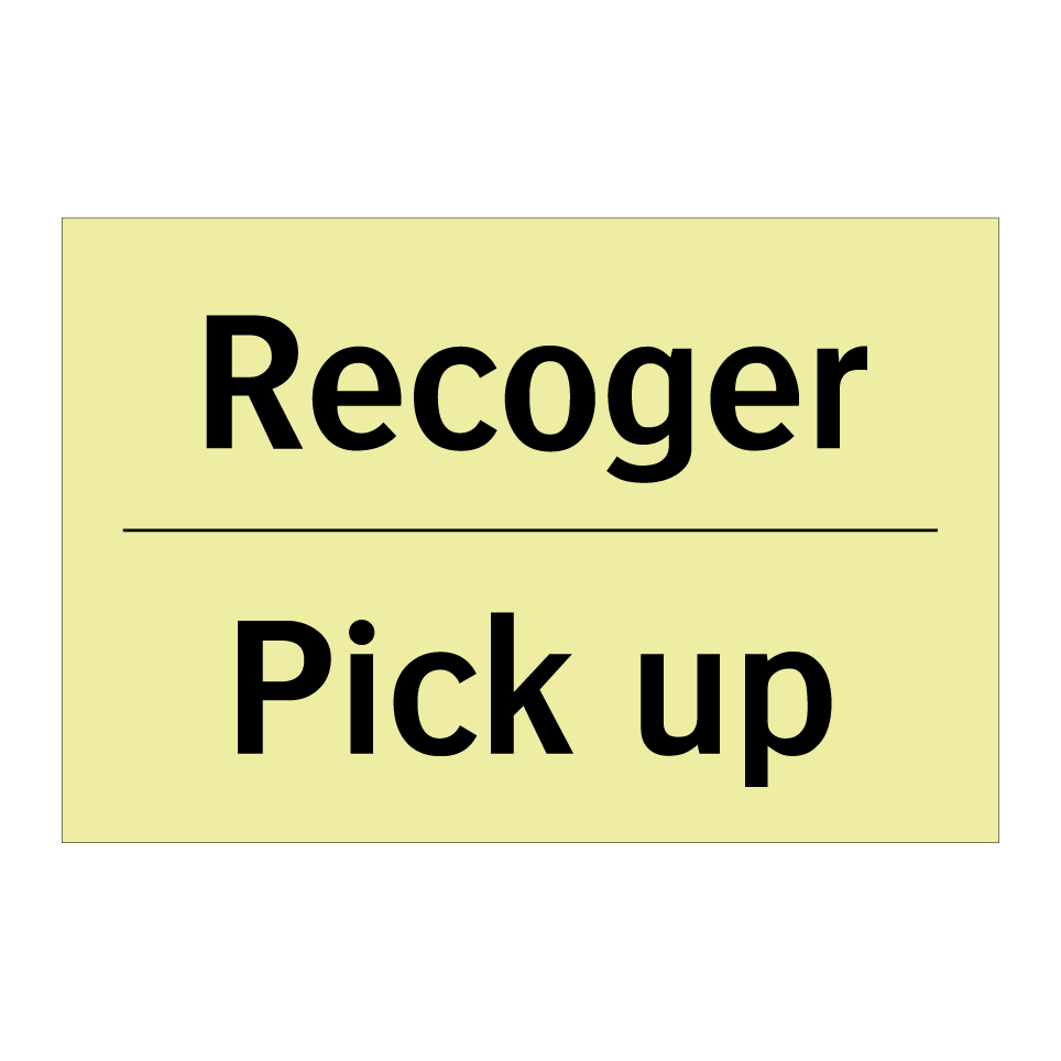 Recoger - Pick up