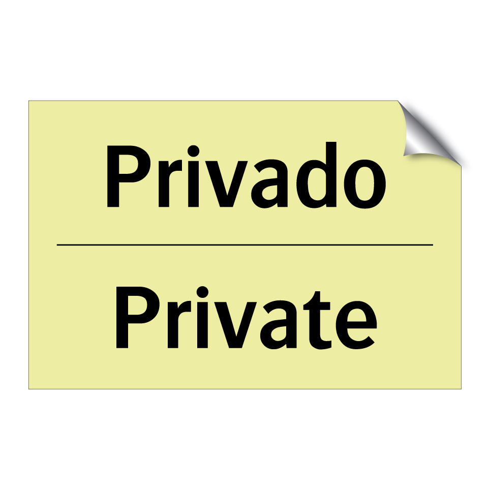 Privado - Private