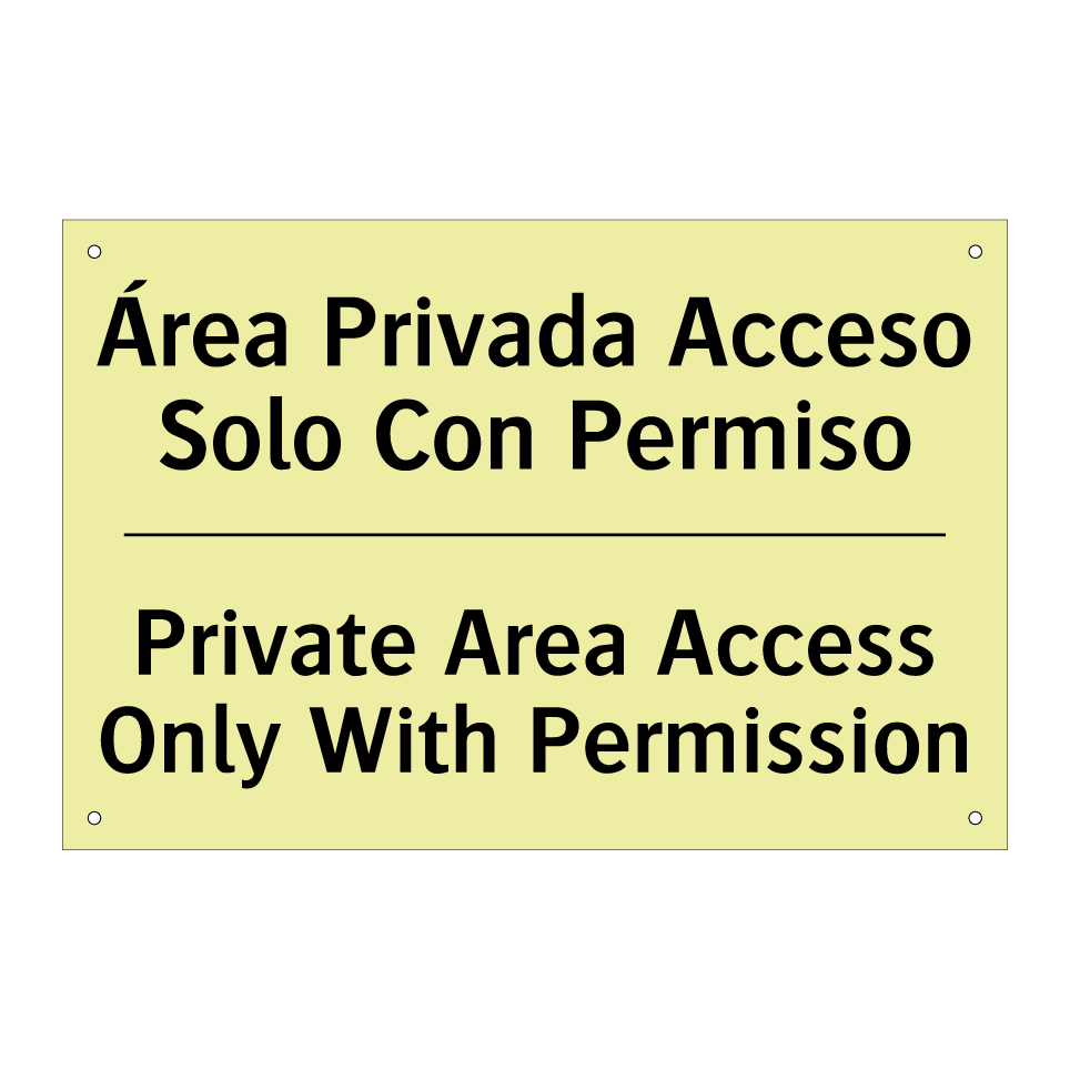 Área Privada Acceso Solo Con Permiso - Private Area Access Only With Permission