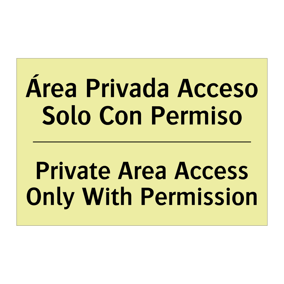 Área Privada Acceso Solo Con Permiso - Private Area Access Only With Permission