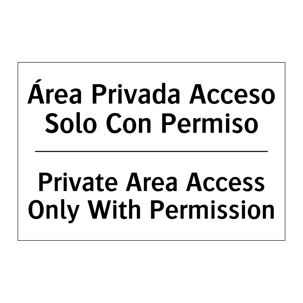 Área Privada Acceso Solo Con Permiso - Private Area Access Only With Permission